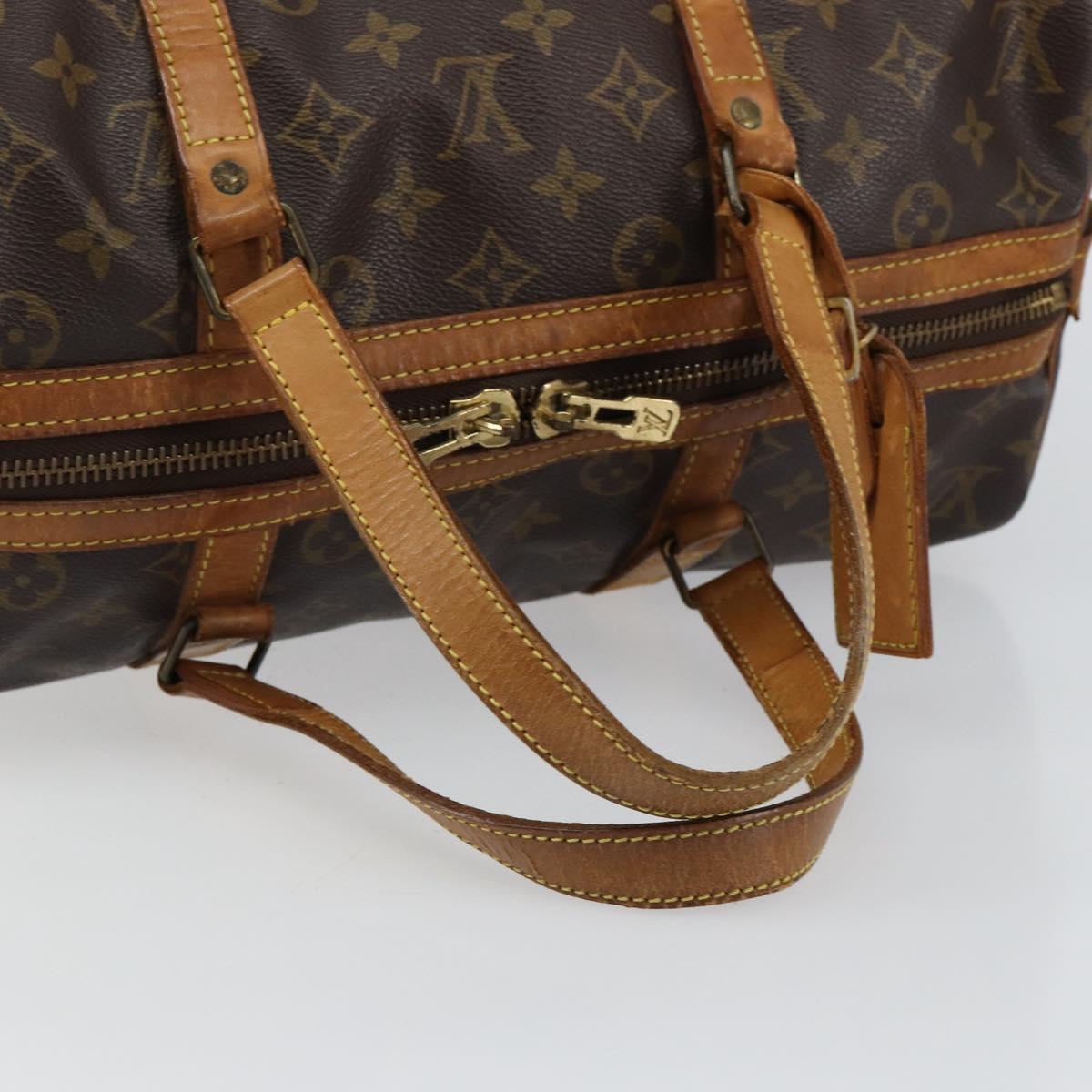 LOUIS VUITTON Monogram Sac Souple 35 Boston Bag M41626 LV Auth 143534