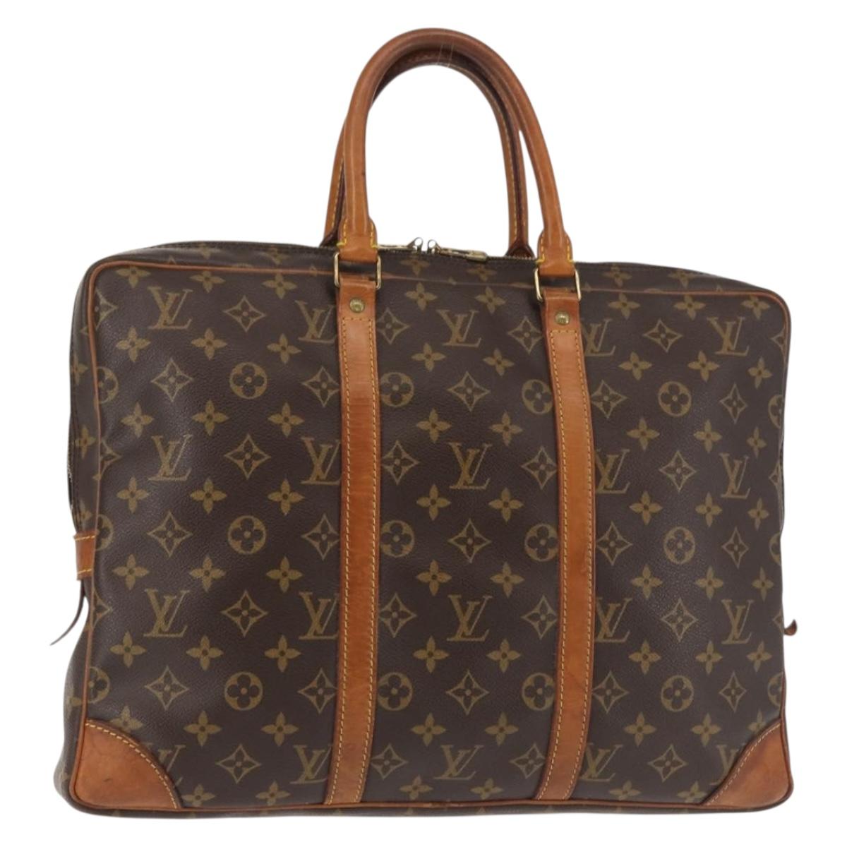 LOUIS VUITTON Monogram Porte Documents Voyage Business Bag M52005 LV Auth 143539