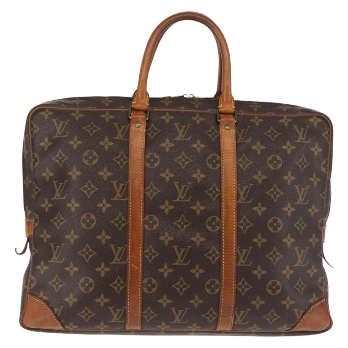 LOUIS VUITTON Monogram Porte Documents Voyage Business Bag M52005 LV Auth 143539