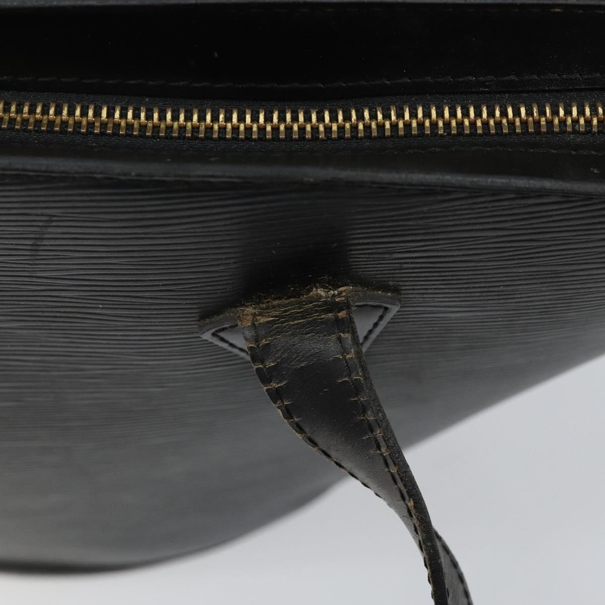 LOUIS VUITTON Epi Saint Jacques Shopping Bag Black M52262 LV Auth 143543