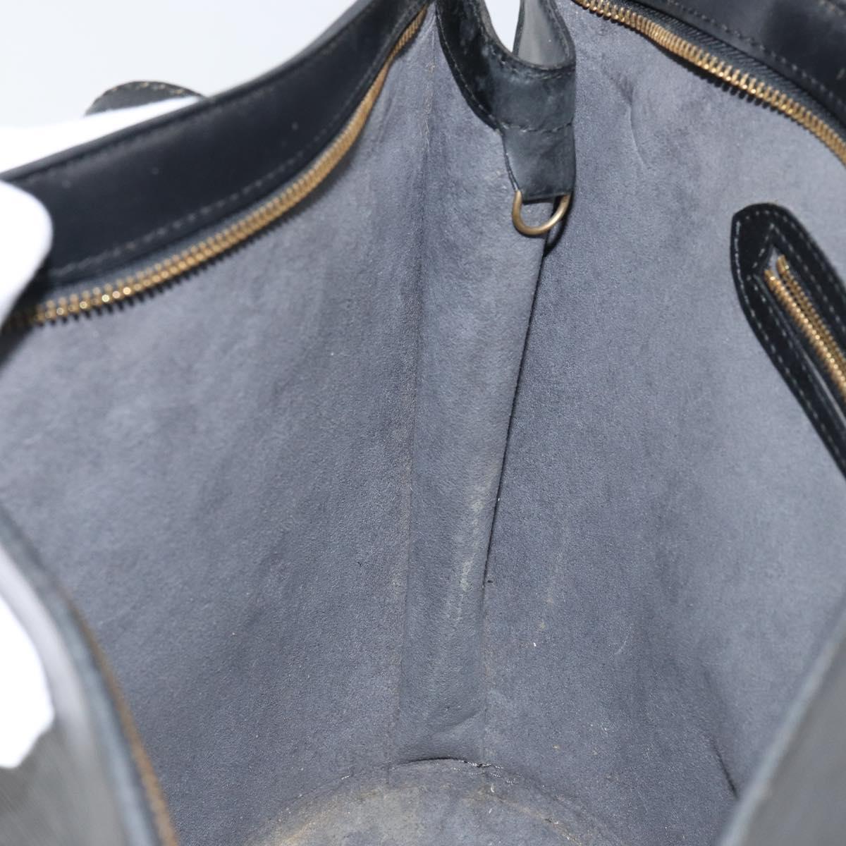 LOUIS VUITTON Epi Saint Jacques Shopping Bag Black M52262 LV Auth 143543