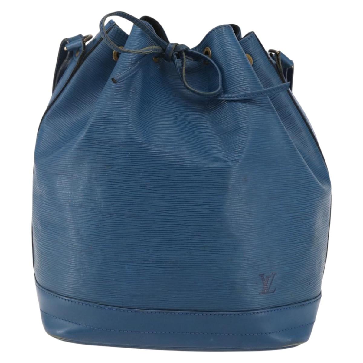 LOUIS VUITTON Epi Noe Shoulder Bag Toledo Blue M44005 LV Auth 143546