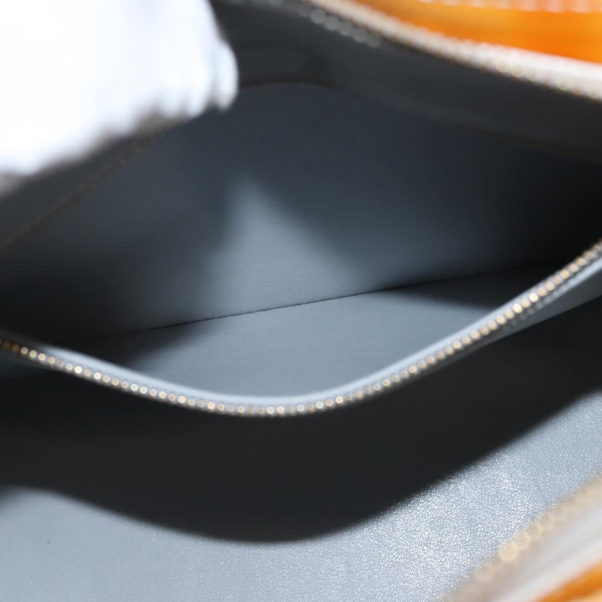 LOUIS VUITTON Monogram Vernis Houston Hand Bag Gris M91053 LV Auth 143547