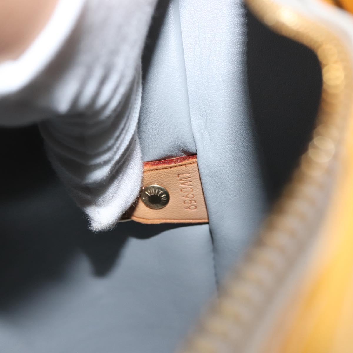 LOUIS VUITTON Monogram Vernis Houston Hand Bag Gris M91053 LV Auth 143547