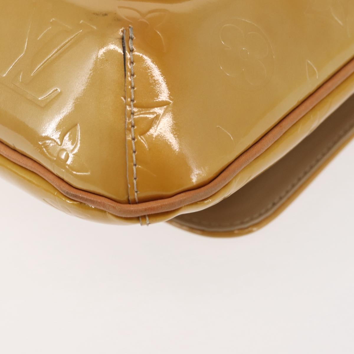 LOUIS VUITTON Monogram Vernis Thompson Street Bag Beige M91301 LV Auth 143548