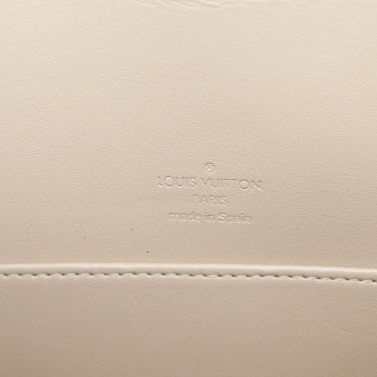 LOUIS VUITTON Monogram Vernis Thompson Street Bag Beige M91301 LV Auth 143548