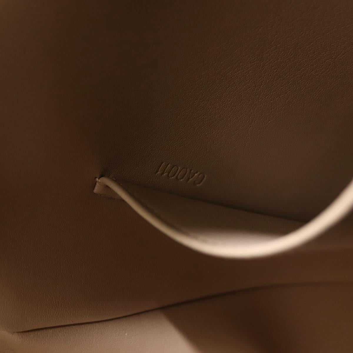 LOUIS VUITTON Monogram Vernis Thompson Street Bag Beige M91301 LV Auth 143548