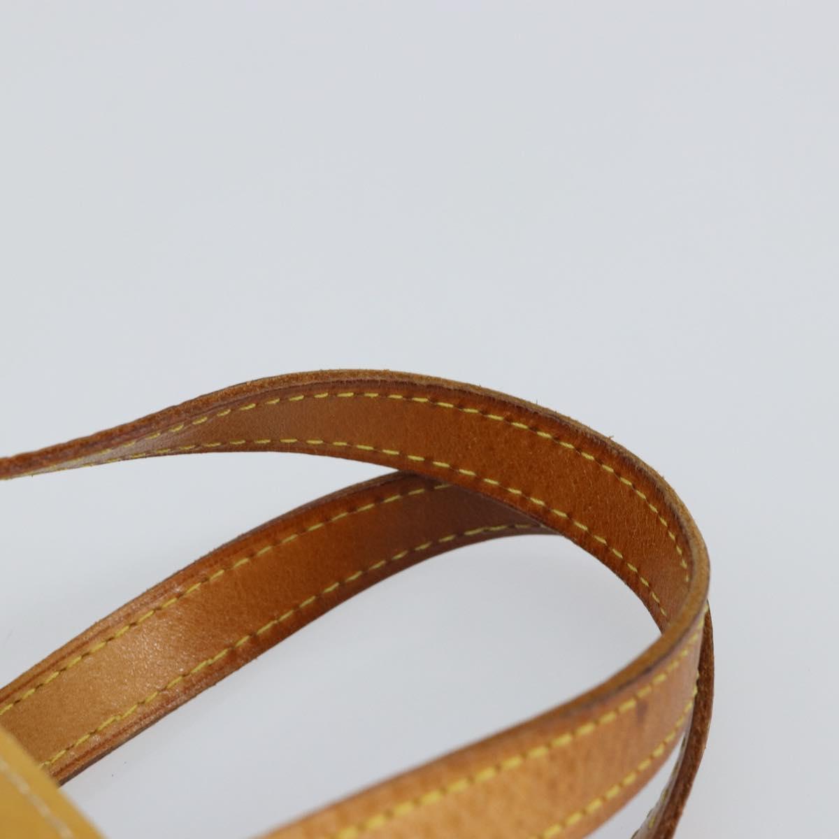 LOUIS VUITTON Monogram Vernis Reade PM Hand Bag Beige M91334 LV Auth 143551