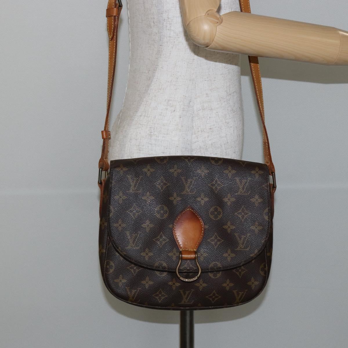 LOUIS VUITTON Monogram Saint Cloud GM Shoulder Bag M51242 LV Auth 143553