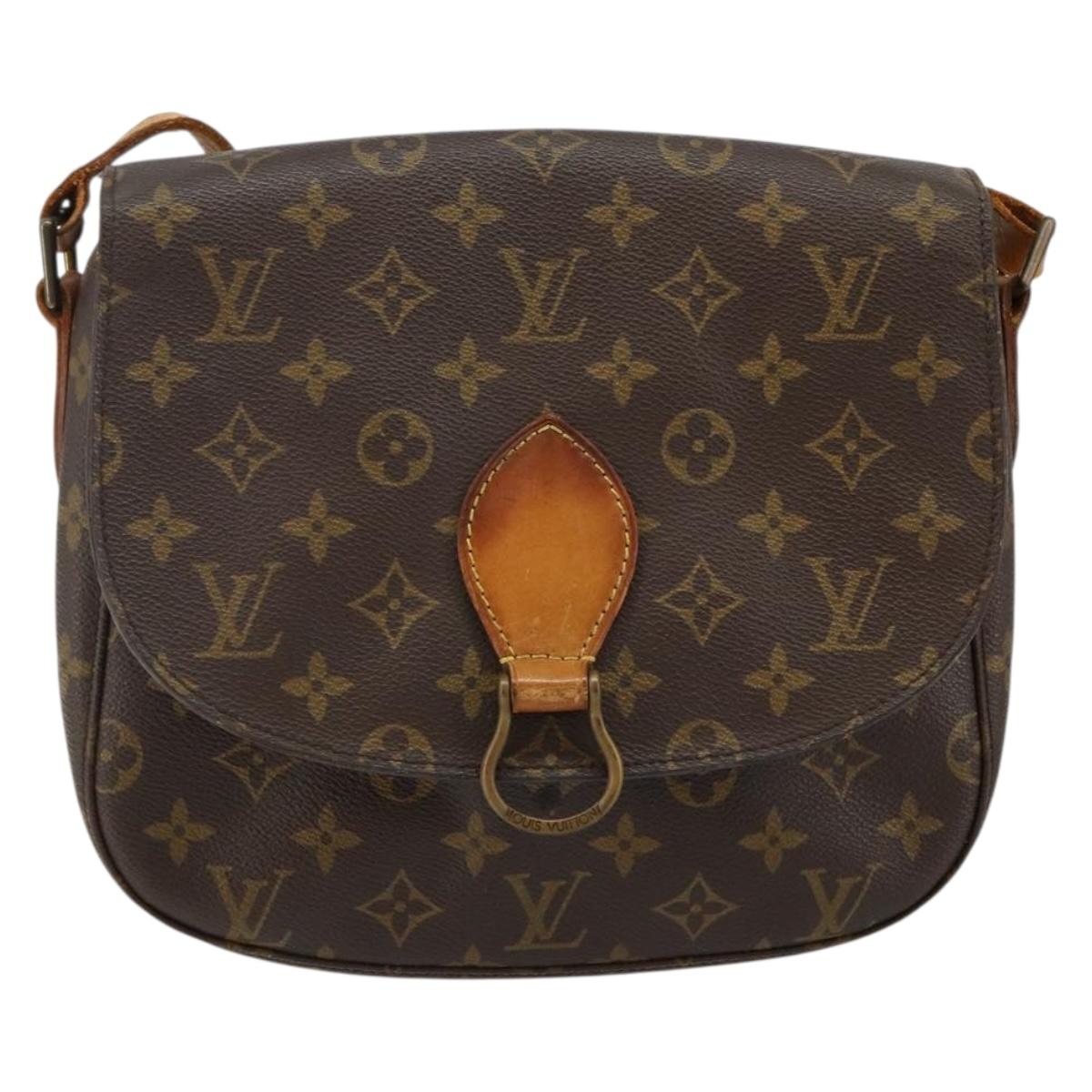 LOUIS VUITTON Monogram Saint Cloud GM Shoulder Bag M51242 LV Auth 143553