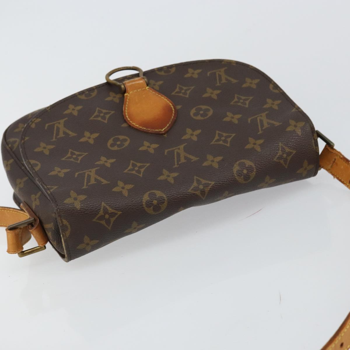 LOUIS VUITTON Monogram Saint Cloud GM Shoulder Bag M51242 LV Auth 143553
