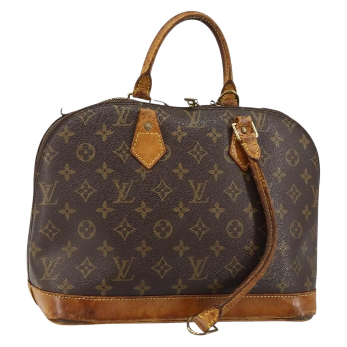 LOUIS VUITTON Monogram Alma Hand Bag M51130 LV Auth 143554
