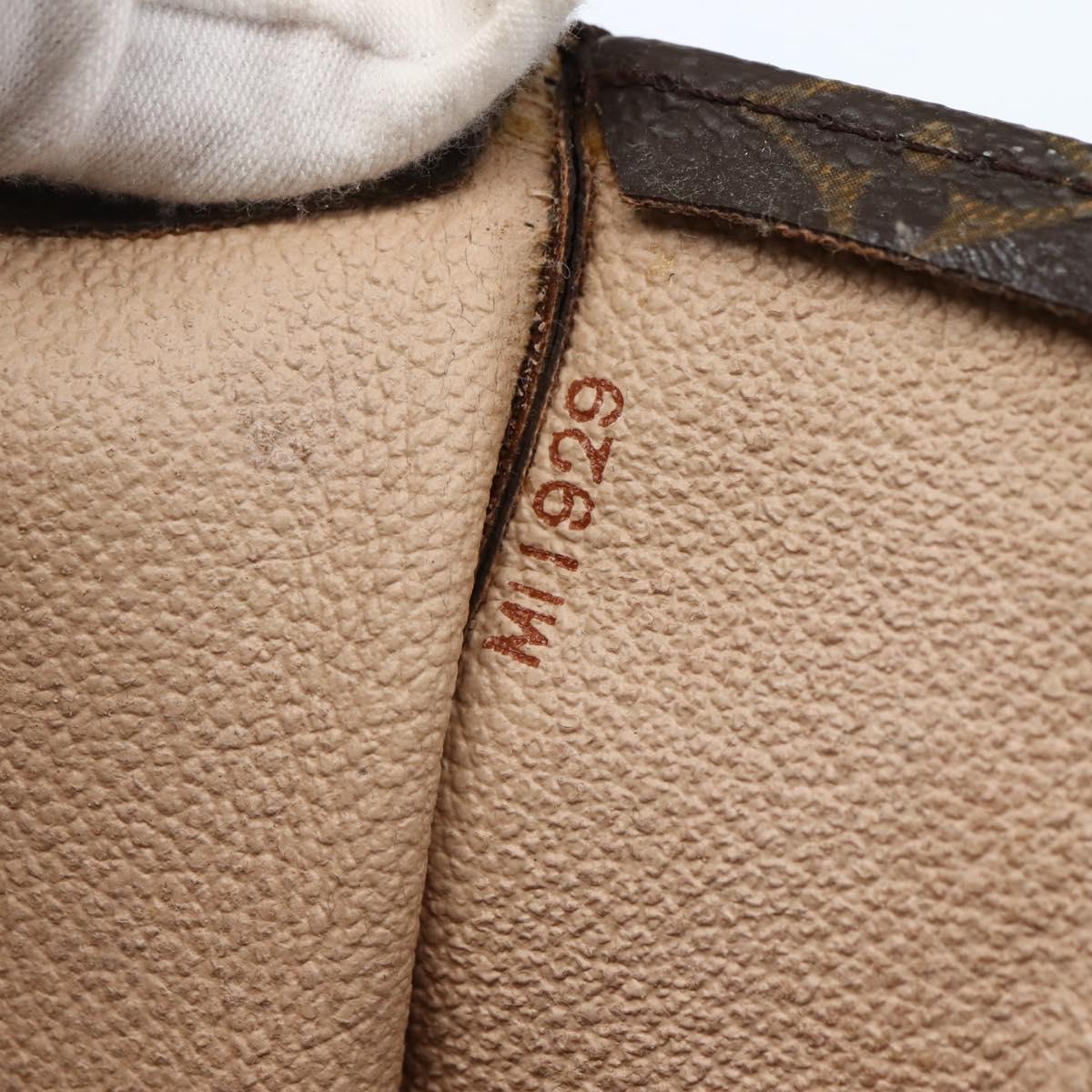 LOUIS VUITTON Monogram Sac Plat Hand Bag M51140 LV Auth 143558