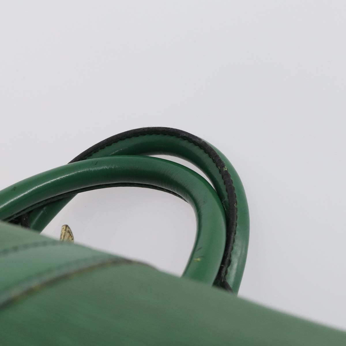 LOUIS VUITTON Epi Keepall 55 Boston Bag Green M42954 LV Auth 143563