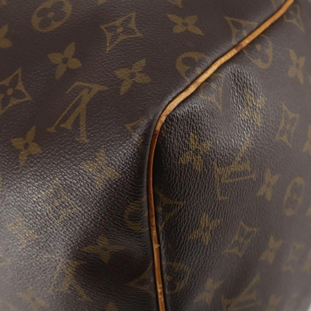 LOUIS VUITTON Monogram Keepall 55 Boston Bag M41424 LV Auth 143564
