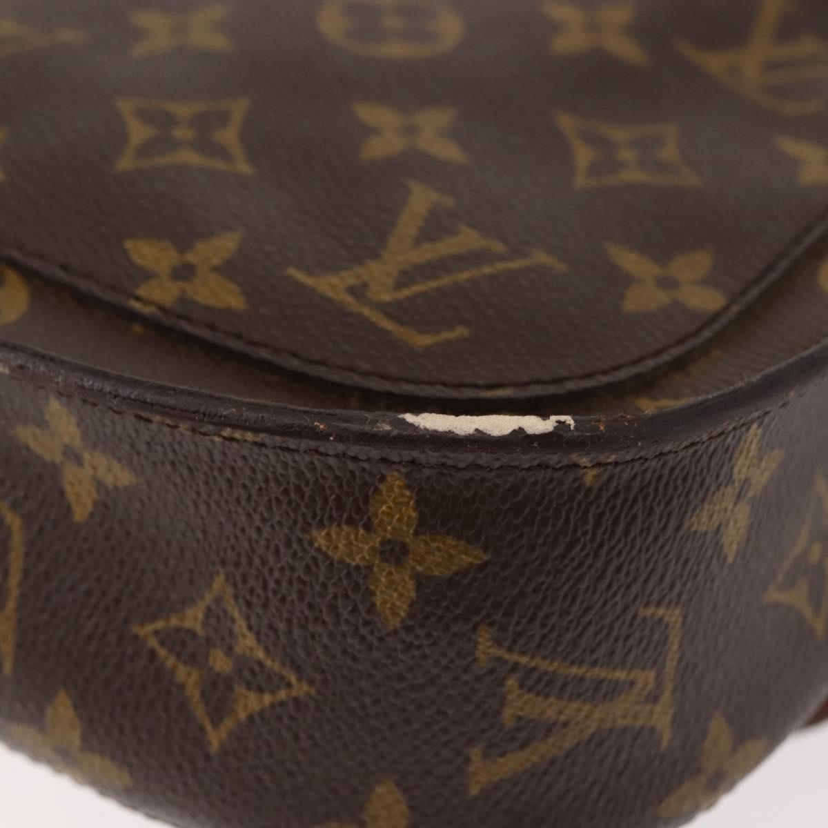 LOUIS VUITTON Monogram Saint Cloud GM Shoulder Bag M51242 LV Auth 143566