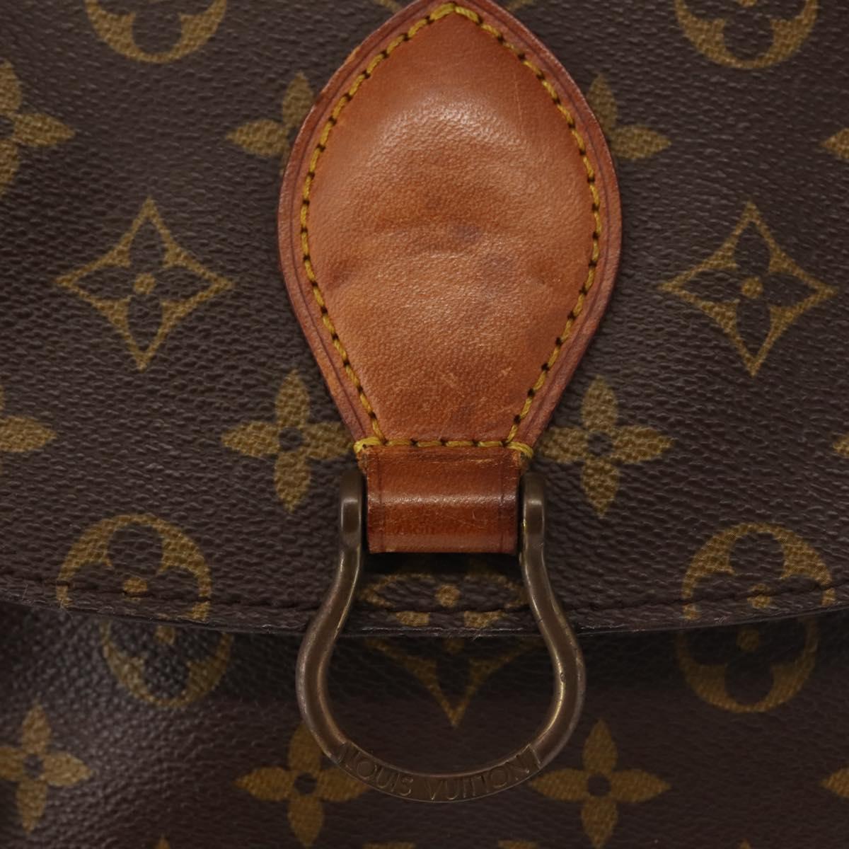 LOUIS VUITTON Monogram Saint Cloud GM Shoulder Bag M51242 LV Auth 143566