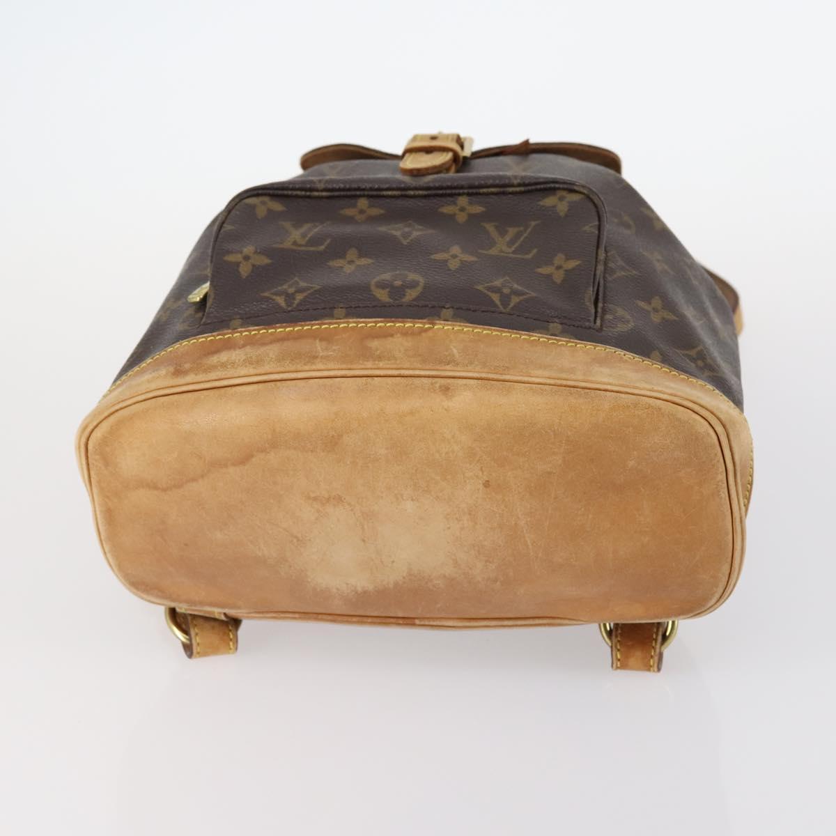 LOUIS VUITTON Monogram Montsouris MM Backpack M51136 LV Auth 143567