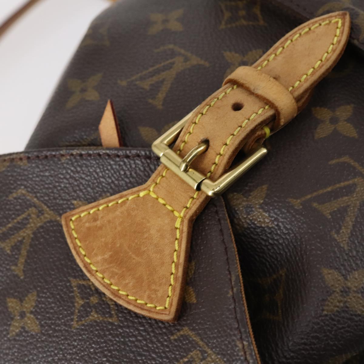 LOUIS VUITTON Monogram Montsouris MM Backpack M51136 LV Auth 143567
