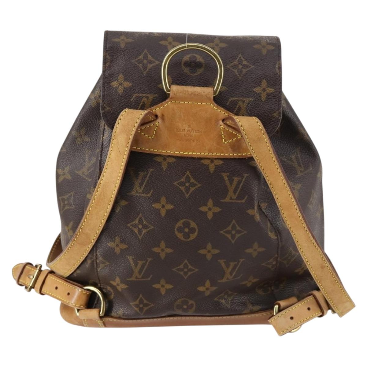 LOUIS VUITTON Monogram Montsouris MM Backpack M51136 LV Auth 143567