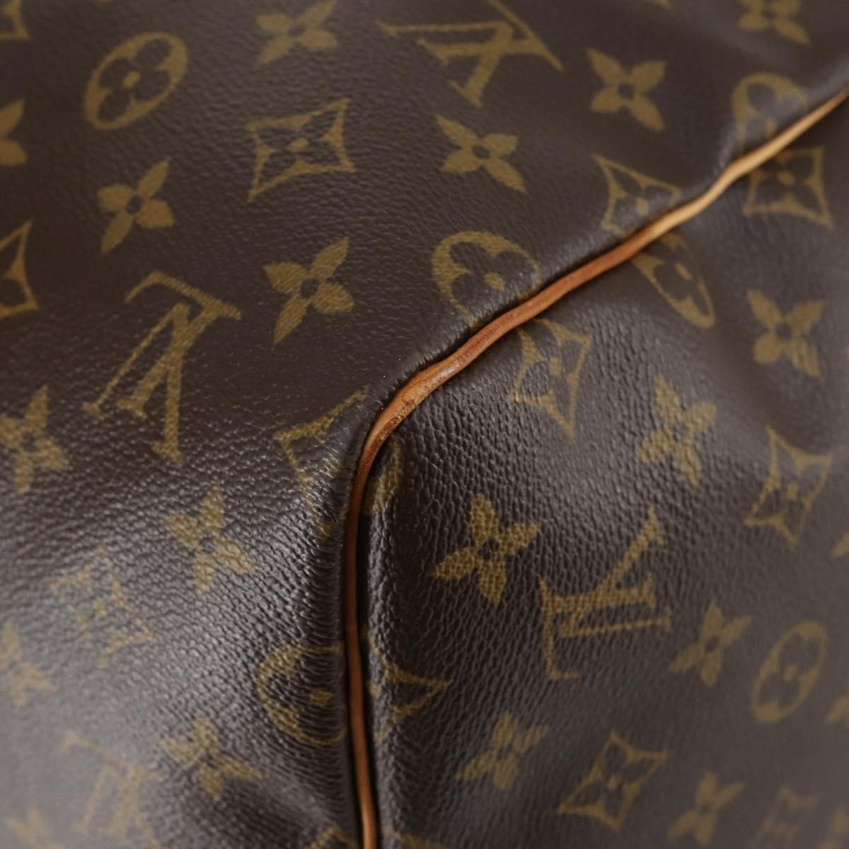 LOUIS VUITTON Monogram Keepall 55 Boston Bag M41424 LV Auth 143569
