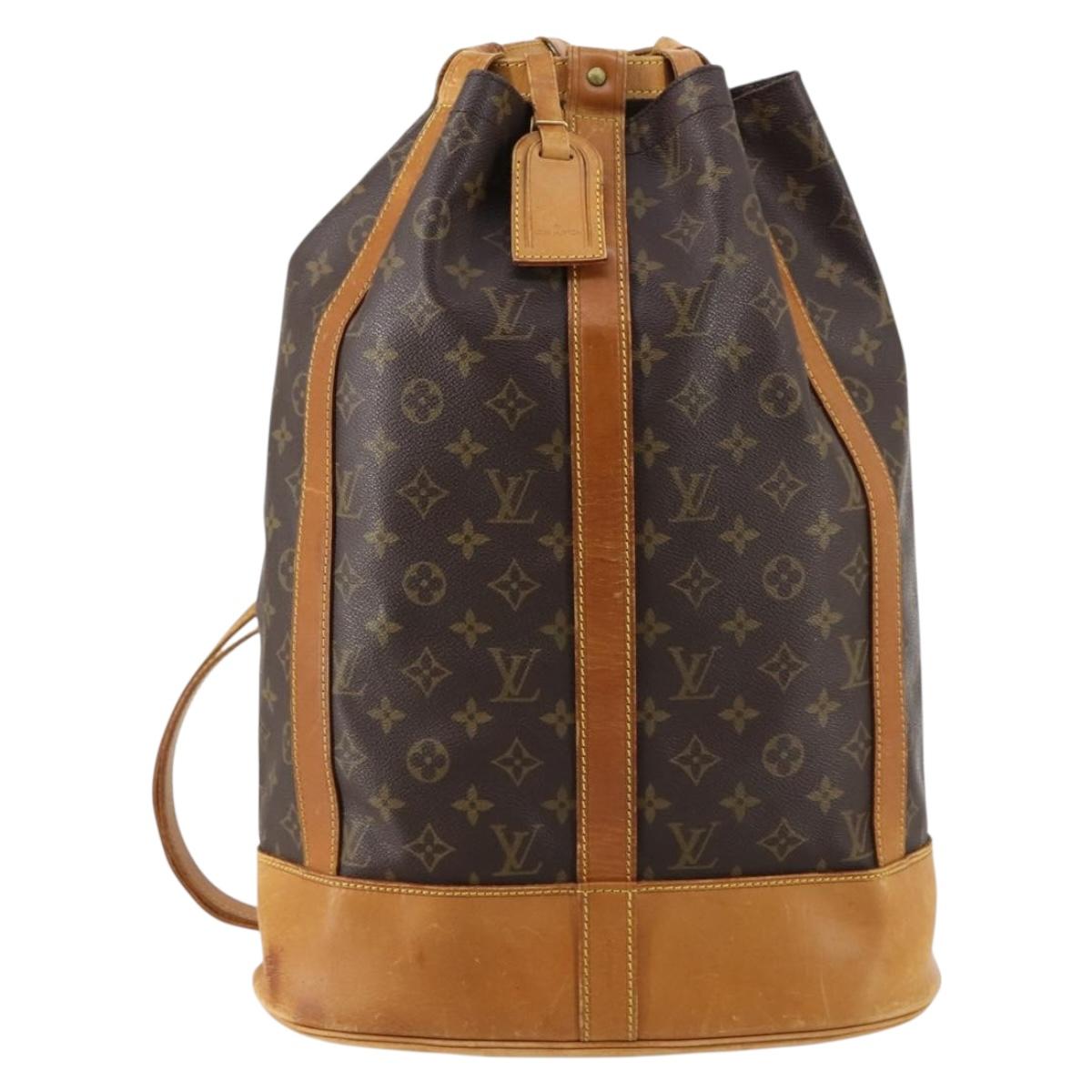 LOUIS VUITTON Monogram Randonnee GM Shoulder Bag M42244 LV Auth 143570