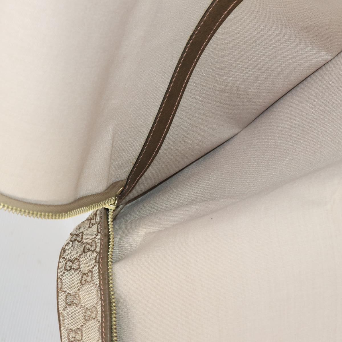 GUCCI GG Canvas Web Sherry Line Garment Cover Beige Red Green Auth 143581