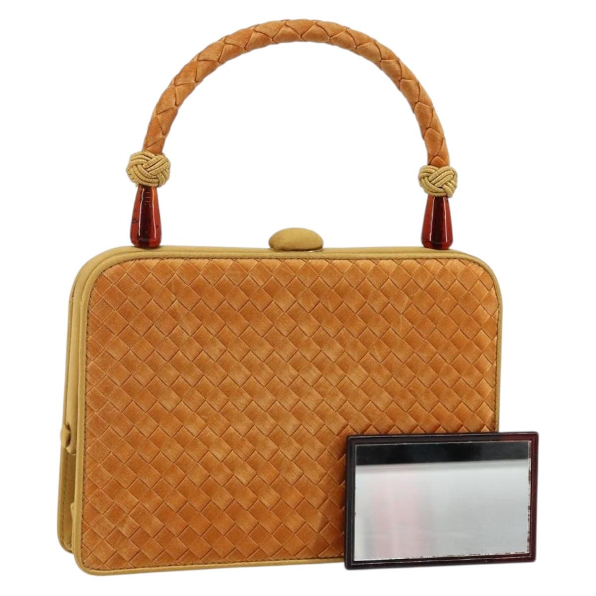 BOTTEGA VENETA INTRECCIATO Hand Bag Leather Brown Auth 143600V