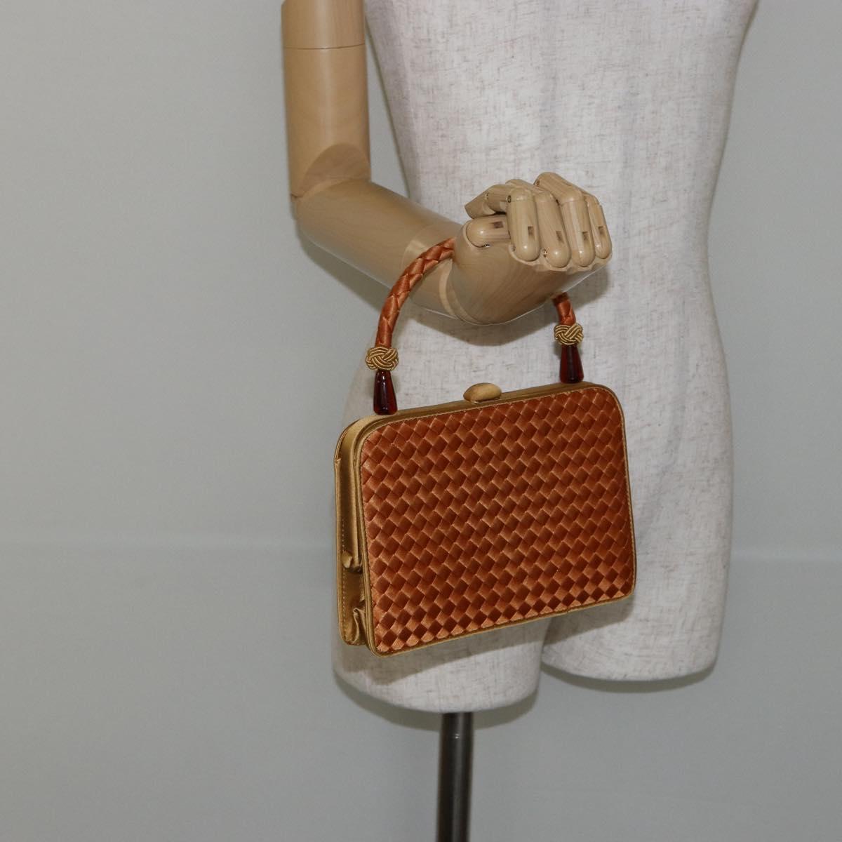 BOTTEGA VENETA INTRECCIATO Hand Bag Leather Brown Auth 143600V