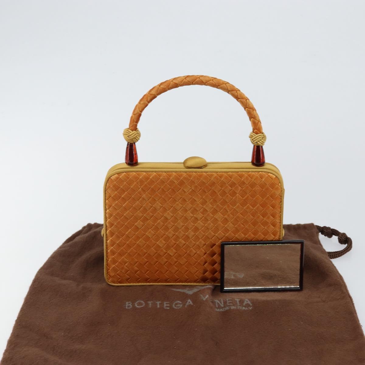 BOTTEGA VENETA INTRECCIATO Hand Bag Leather Brown Auth 143600V
