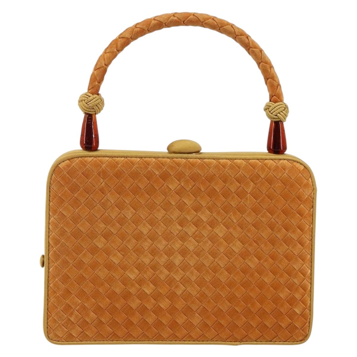 BOTTEGA VENETA INTRECCIATO Hand Bag Leather Brown Auth 143600V