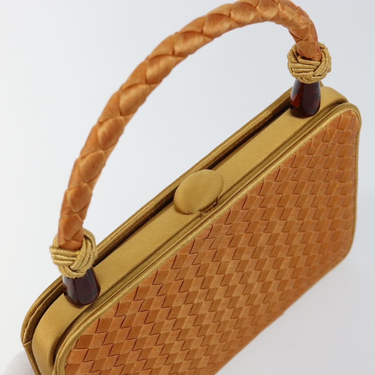 BOTTEGA VENETA INTRECCIATO Hand Bag Leather Brown Auth 143600V