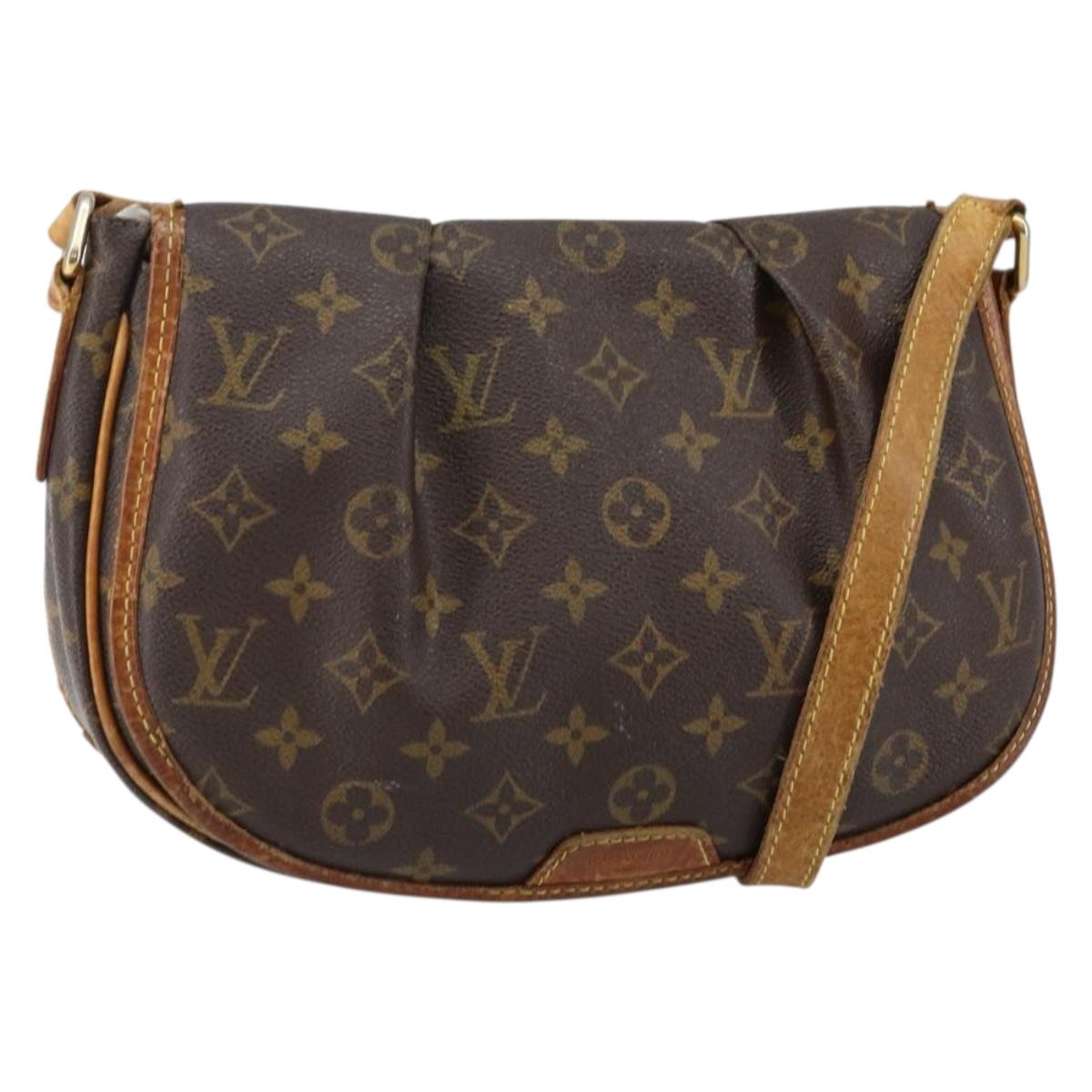 LOUIS VUITTON Monogram Menilmontant PM Shoulder Bag M40474 LV Auth 143613