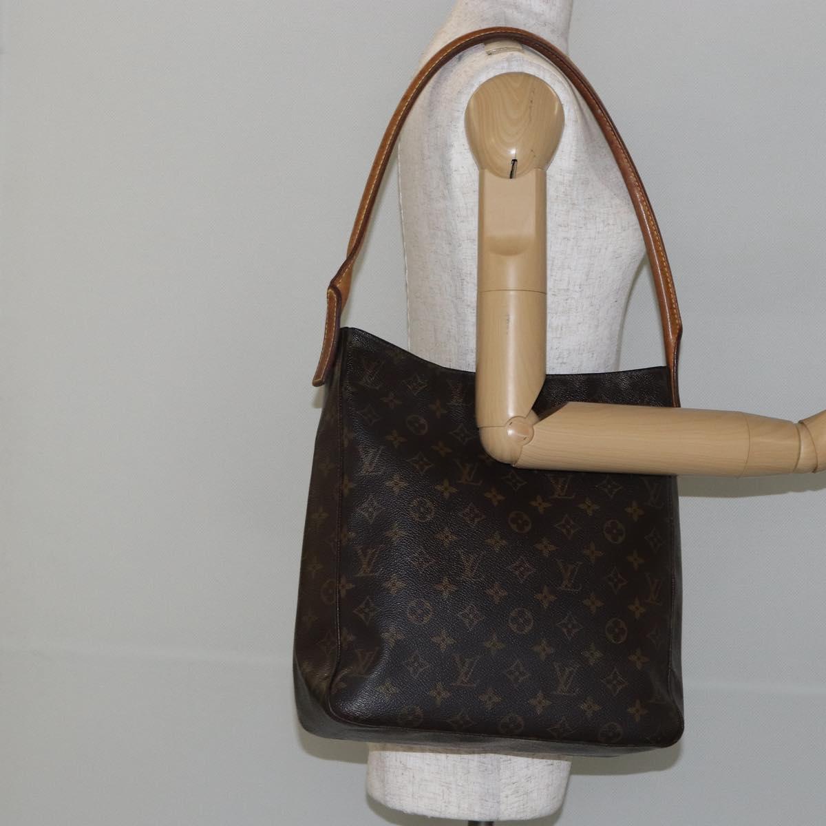 LOUIS VUITTON Monogram Looping GM Shoulder Bag M51145 LV Auth 143614
