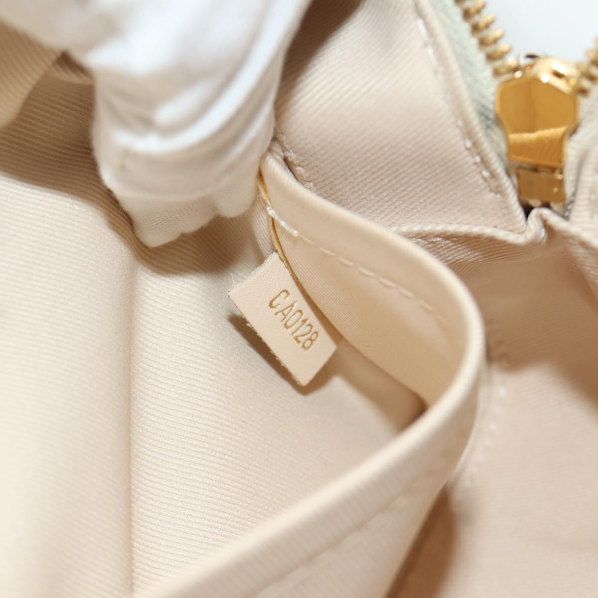 LOUIS VUITTON Monogram Saintonge Shoulder Bag White M43559 LV Auth 143616