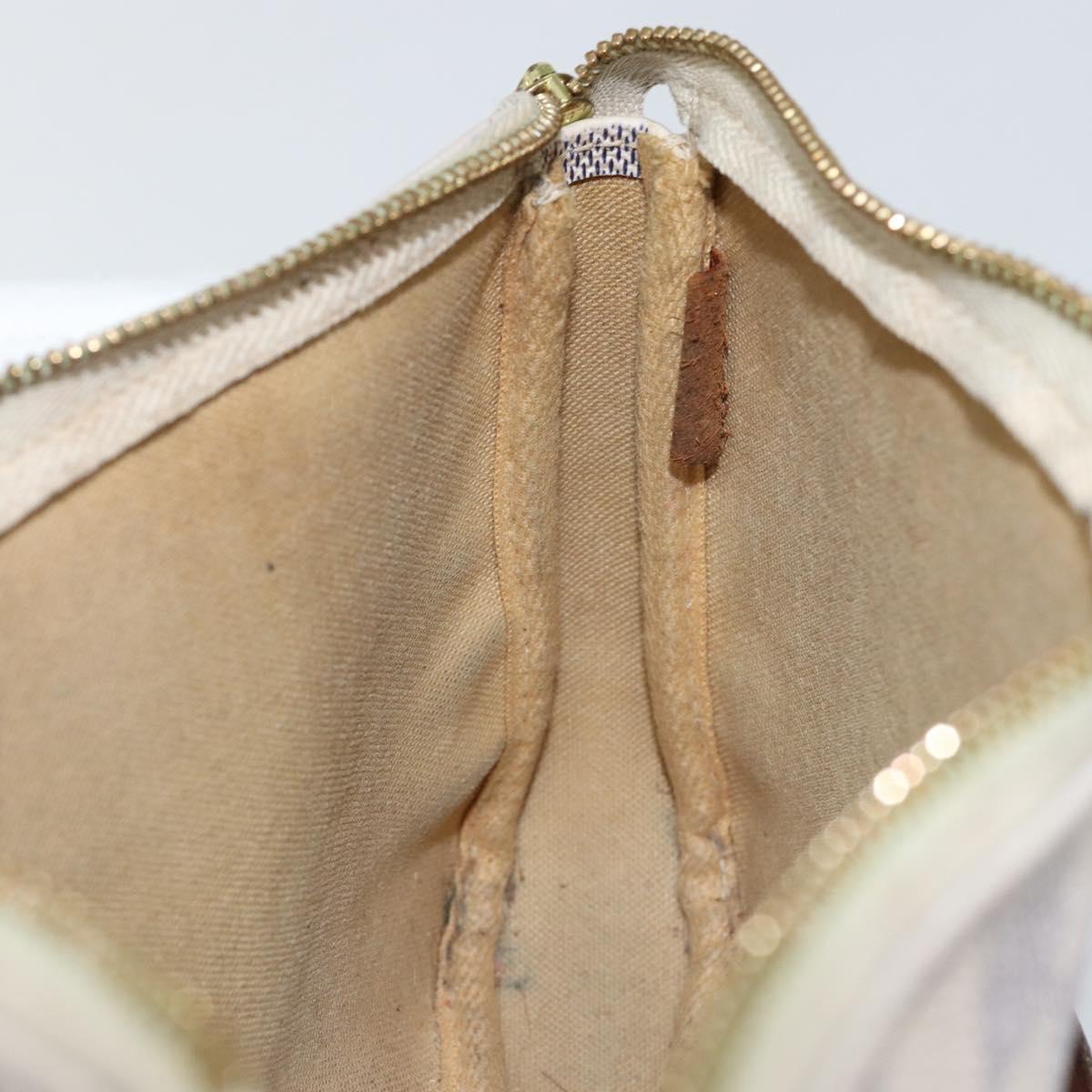 LOUIS VUITTON Damier Azur Pochette Accessoires Pouch N51986 LV Auth 143621