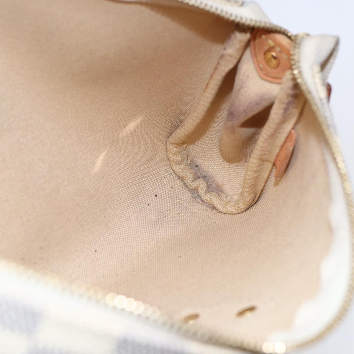 LOUIS VUITTON Damier Azur Eva Shoulder Bag 2way N55214 LV Auth 143622