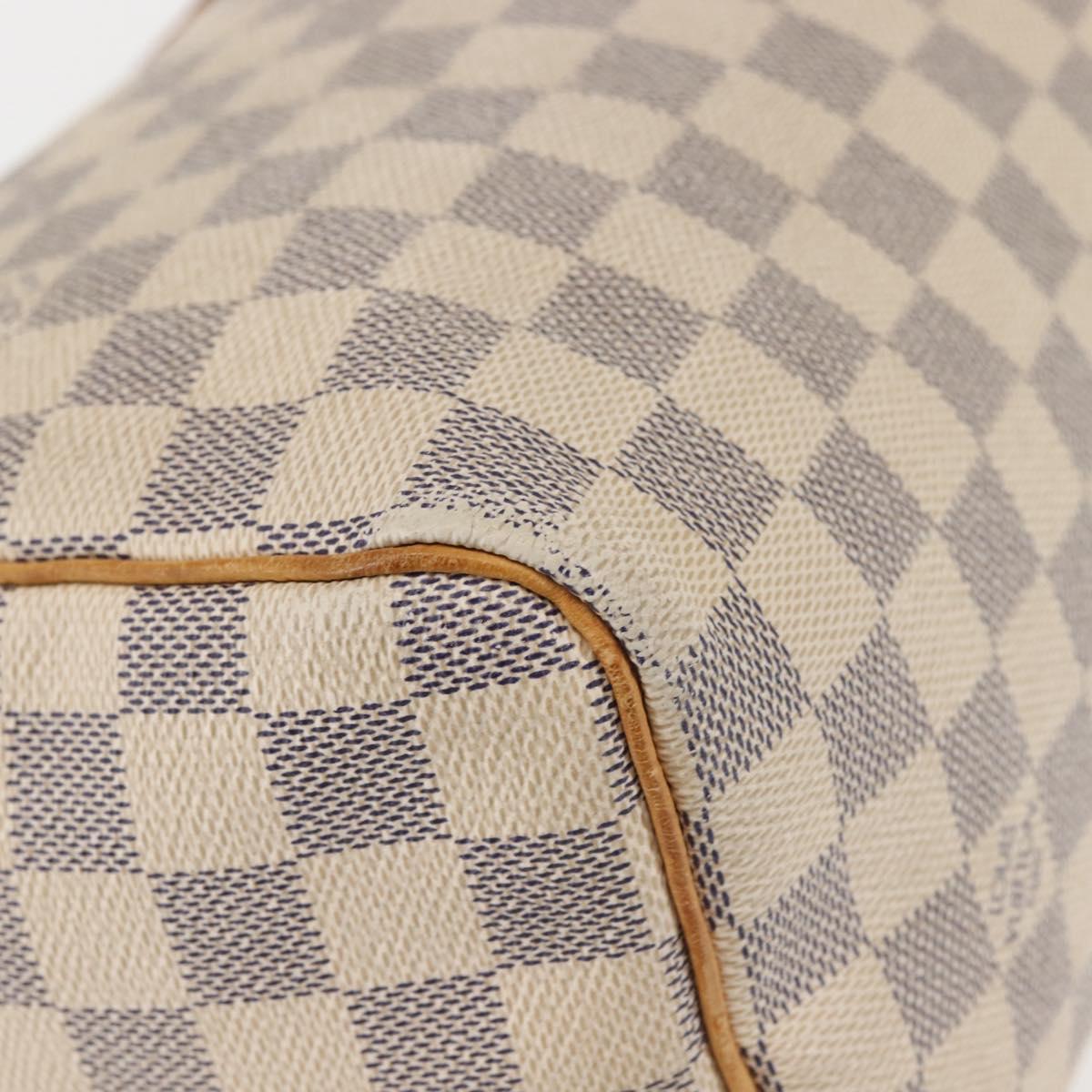 LOUIS VUITTON Damier Azur Speedy 25 Hand Bag N41534 LV Auth 143623