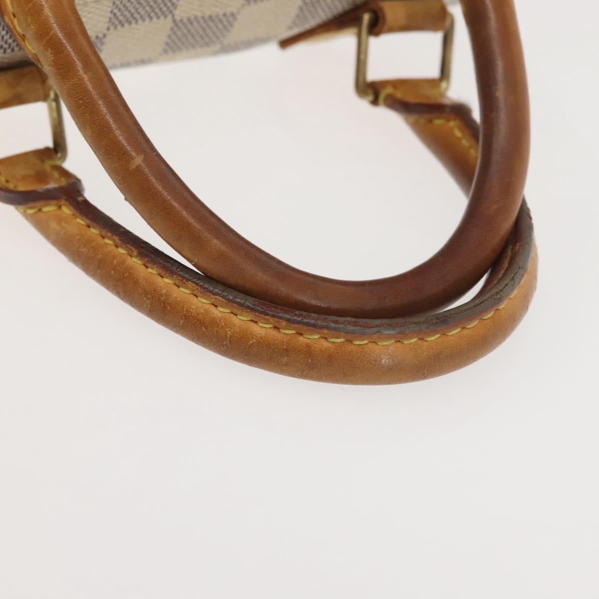 LOUIS VUITTON Damier Azur Speedy 25 Hand Bag N41534 LV Auth 143623