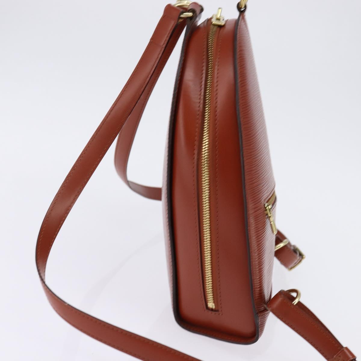 LOUIS VUITTON Epi Mabillon Backpack Brown M52233 LV Auth 143625