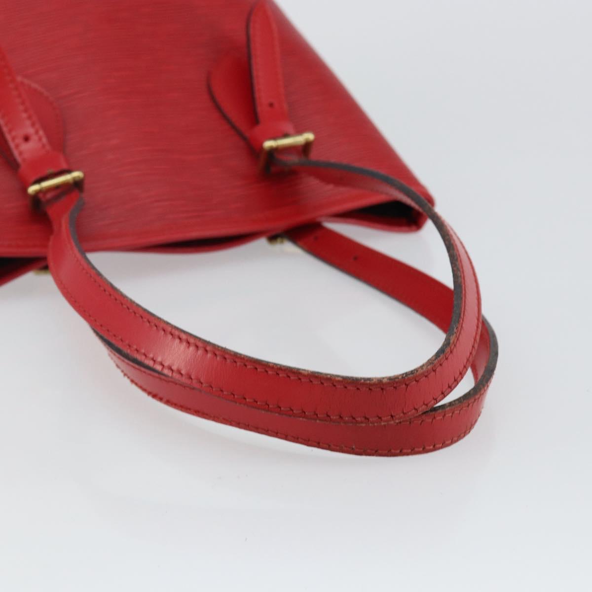 LOUIS VUITTON Epi Bucket PM Shoulder Bag Red M5899E LV Auth 143626
