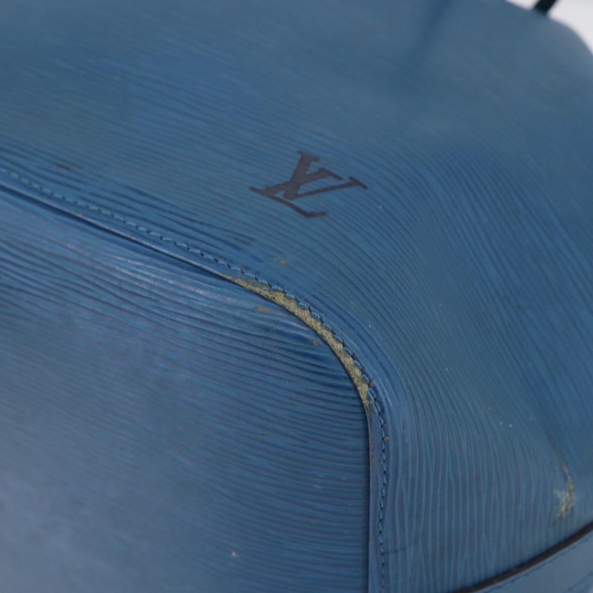 LOUIS VUITTON Epi Petit Noe Shoulder Bag Blue M44105 LV Auth 143629