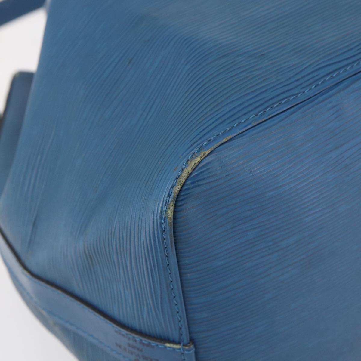 LOUIS VUITTON Epi Petit Noe Shoulder Bag Blue M44105 LV Auth 143629