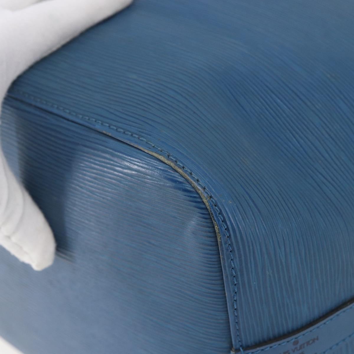 LOUIS VUITTON Epi Petit Noe Shoulder Bag Blue M44105 LV Auth 143629