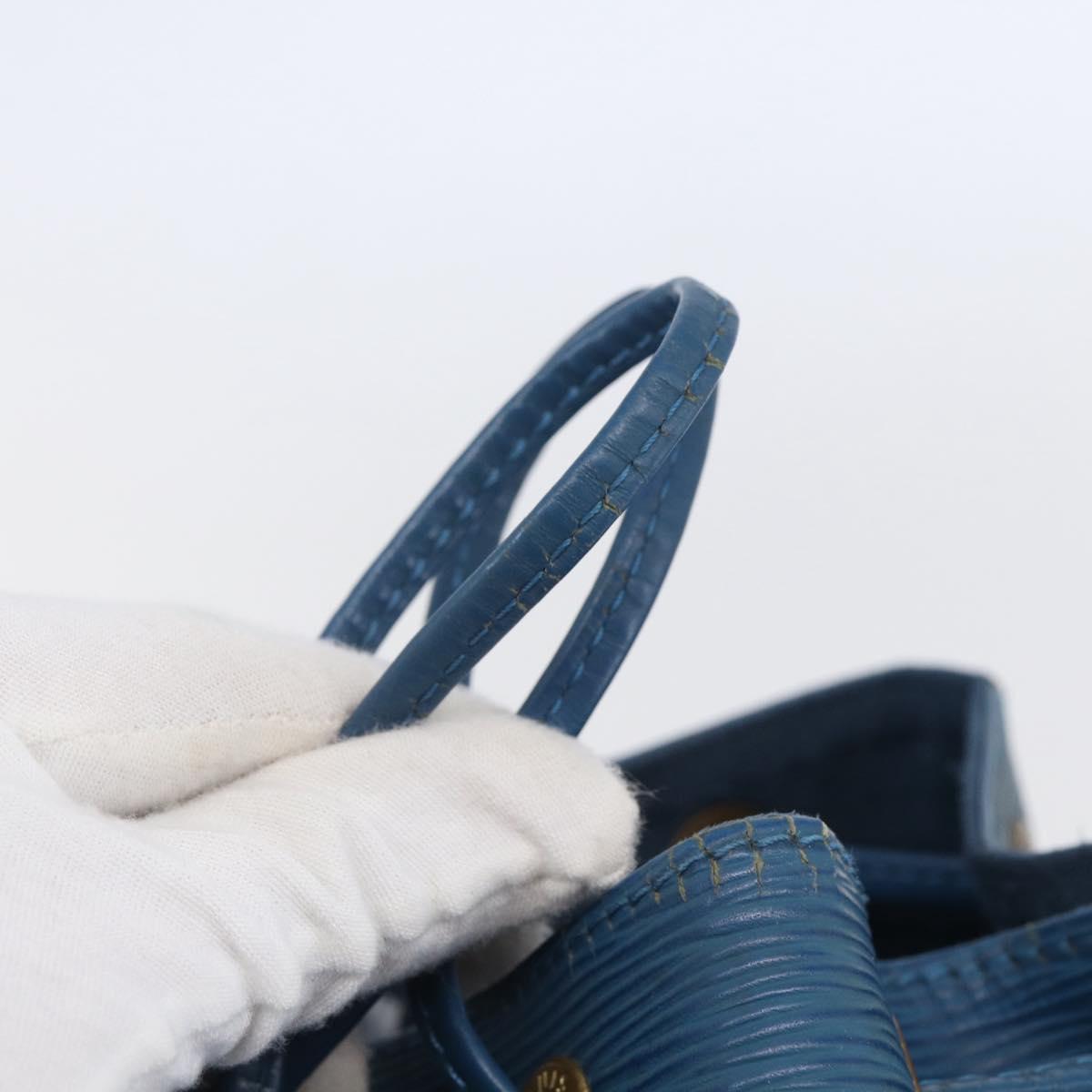 LOUIS VUITTON Epi Petit Noe Shoulder Bag Blue M44105 LV Auth 143629