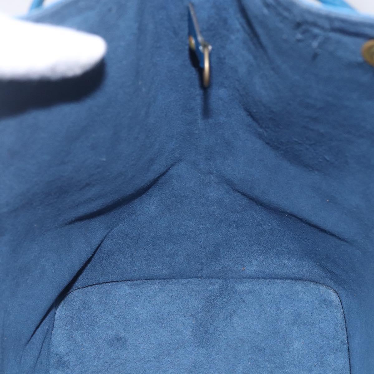 LOUIS VUITTON Epi Petit Noe Shoulder Bag Blue M44105 LV Auth 143629