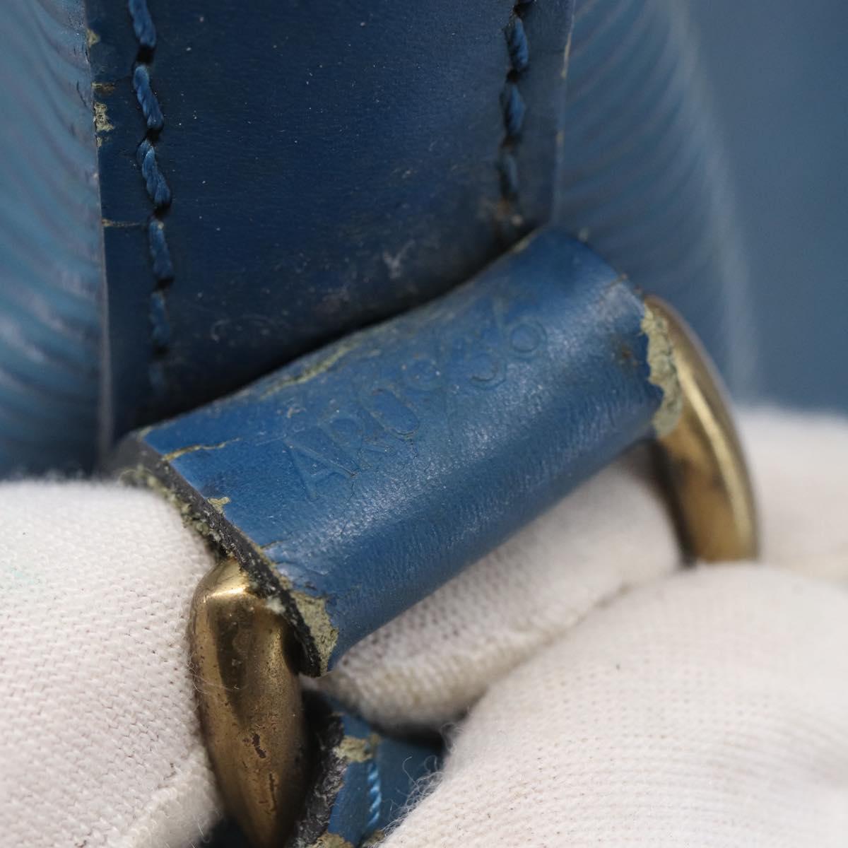 LOUIS VUITTON Epi Petit Noe Shoulder Bag Blue M44105 LV Auth 143629