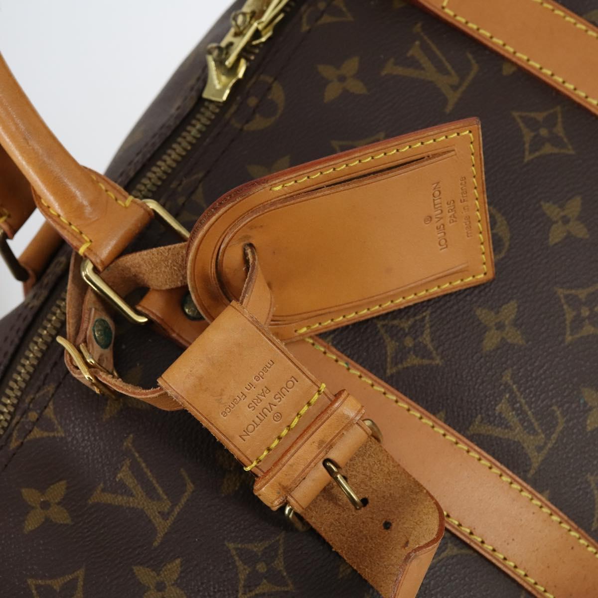 LOUIS VUITTON Monogram Keepall 50 Boston Bag M41426 LV Auth 143641