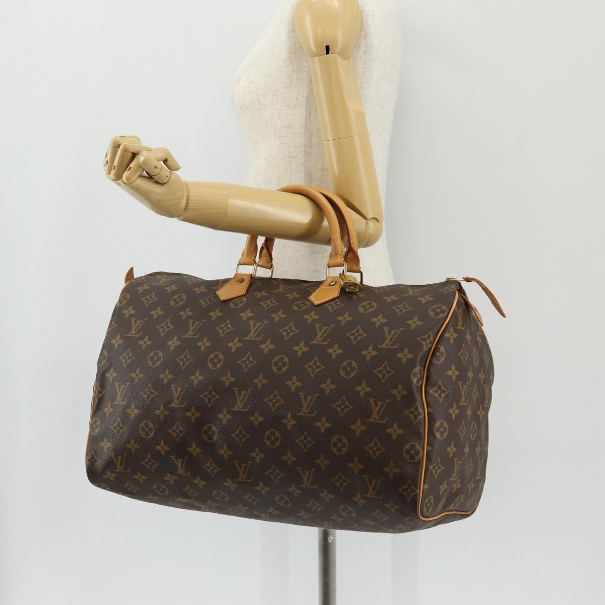 LOUIS VUITTON Monogram Speedy 40 Hand Bag M41522 LV Auth 143642V