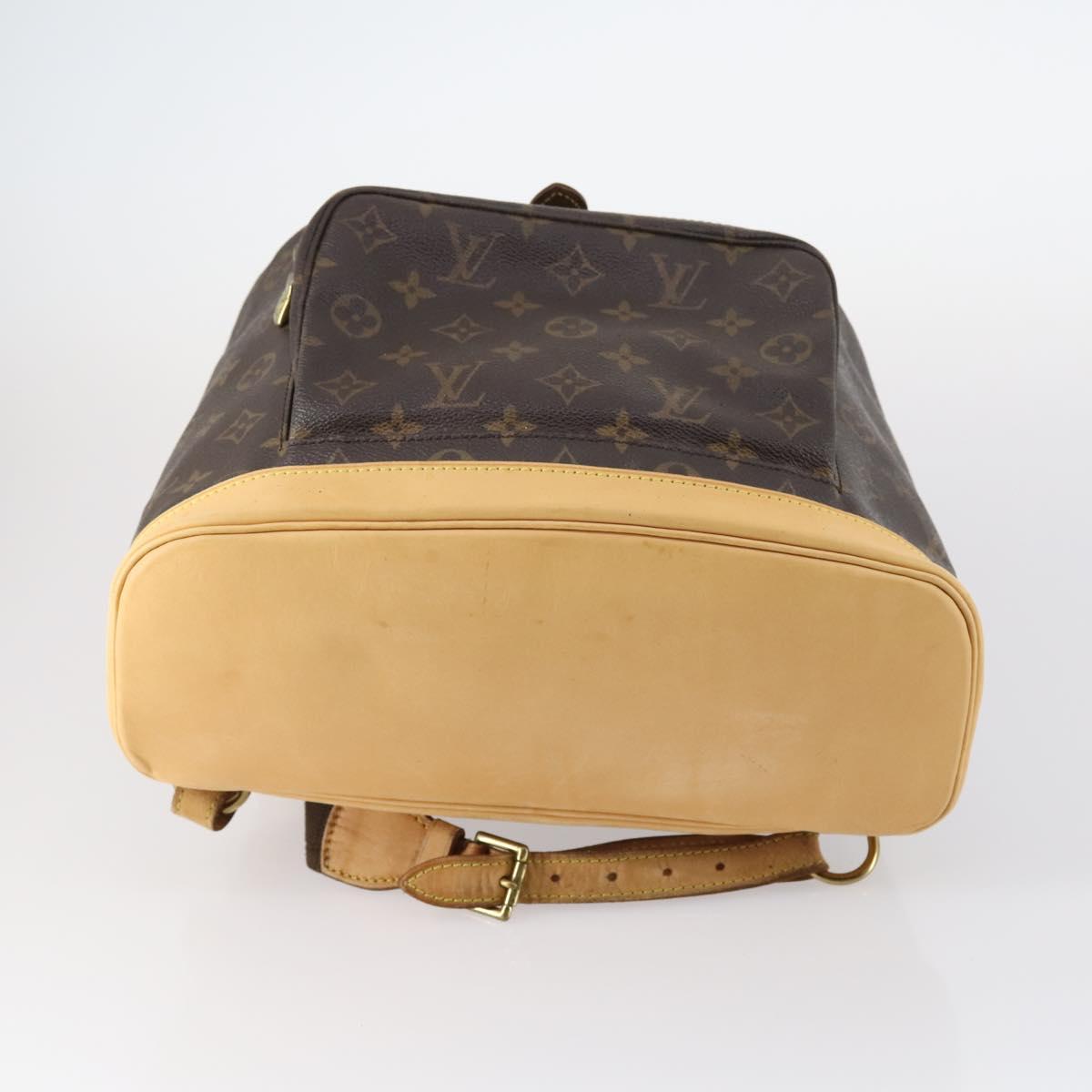 LOUIS VUITTON Monogram Montsouris GM Backpack M51135 LV Auth 143643